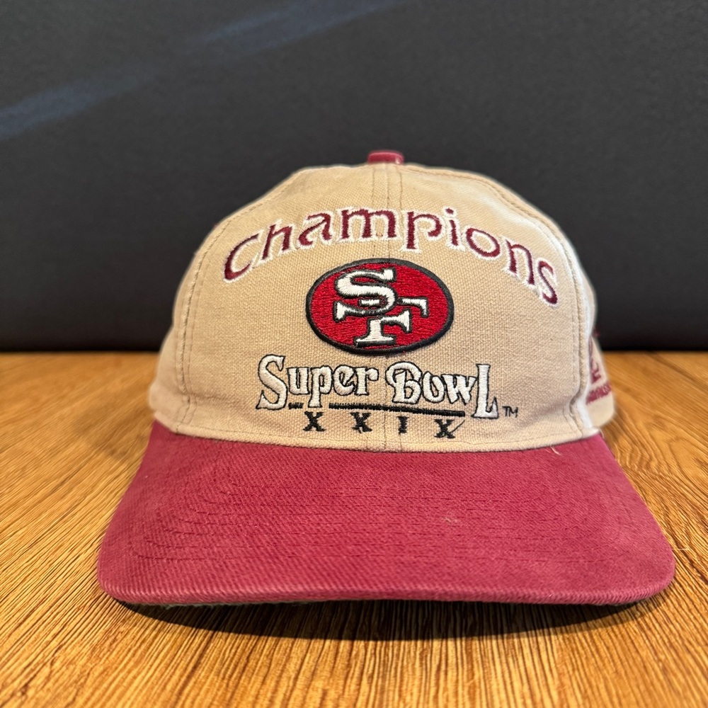 Vintage San Francisco 49ers Hat Snapback Logo Athletic Super Bowl XXIX Champions